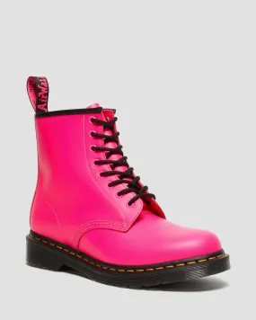 1460 Clash Pink Smooth Leather Lace Up Boot