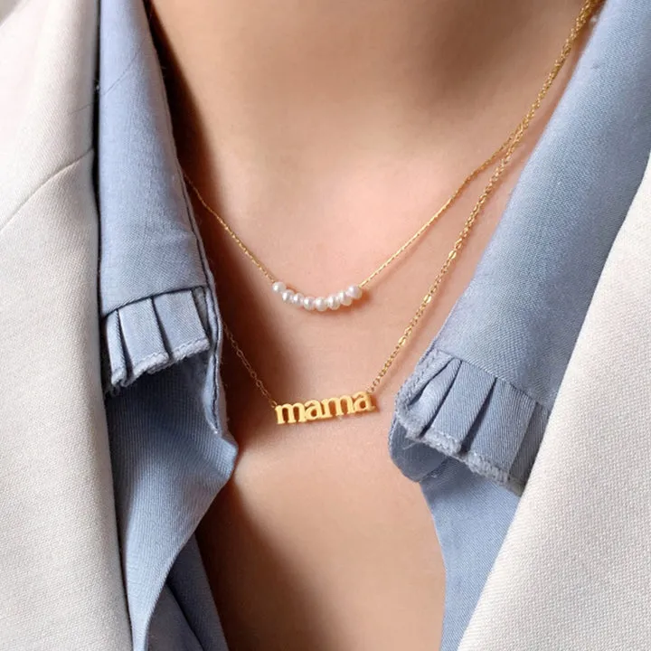 18K/925 Vermeil Mama Necklace