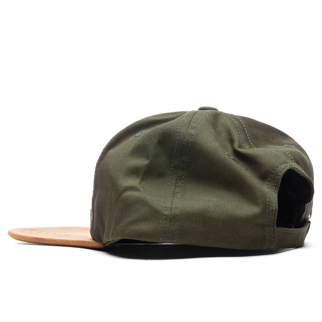 5 Panel Twill Cap #2 - Olive Drab