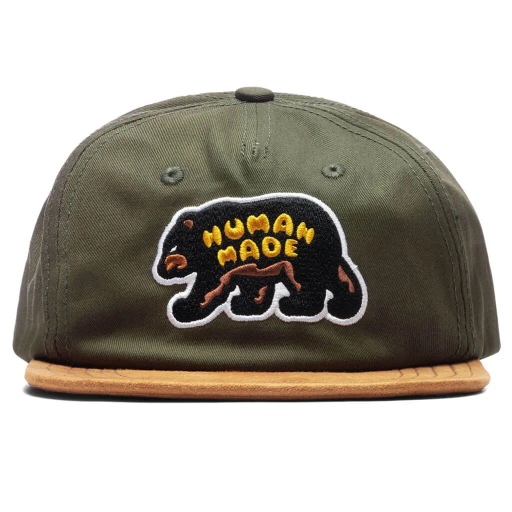 5 Panel Twill Cap #2 - Olive Drab