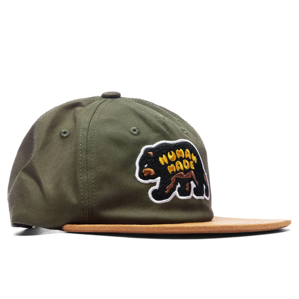 5 Panel Twill Cap #2 - Olive Drab