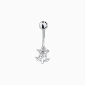 A Flower Belly Ring