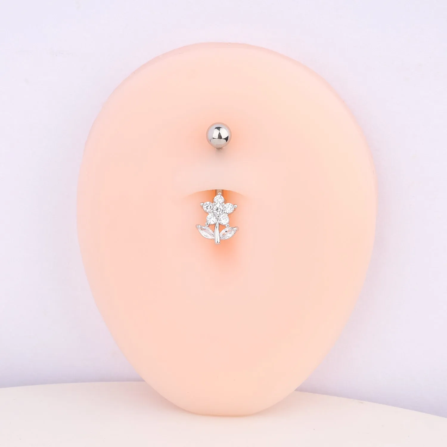 A Flower Belly Ring