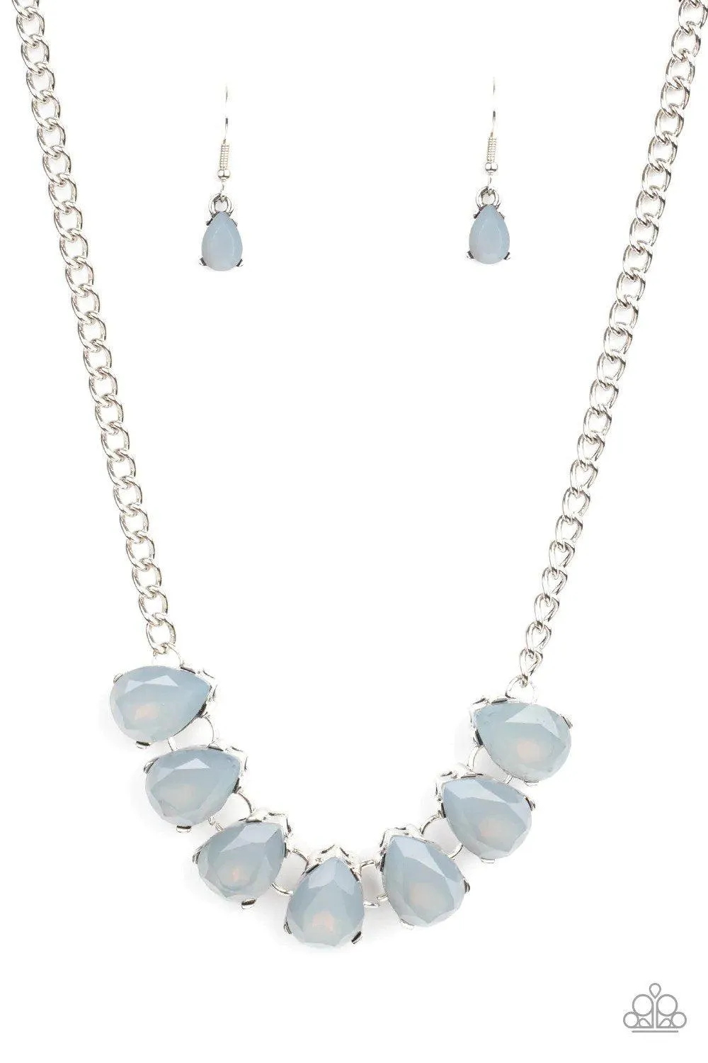 Above The Clouds Silver Necklace - Paparazzi Accessories