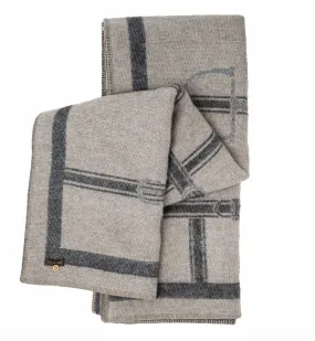 Adamsbro New Zealand Wool Throw Strap Beige