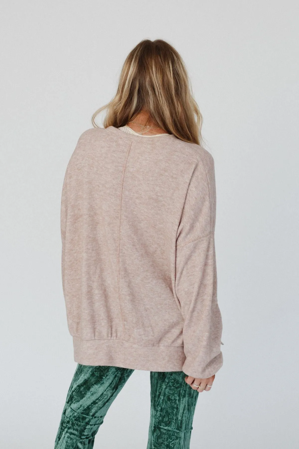 Brayden Oversized Pullover - Sand