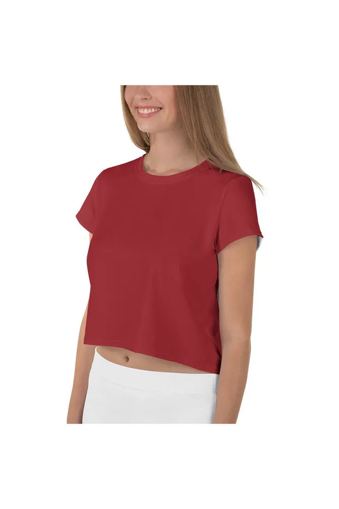 Brick-house red Crop Tee