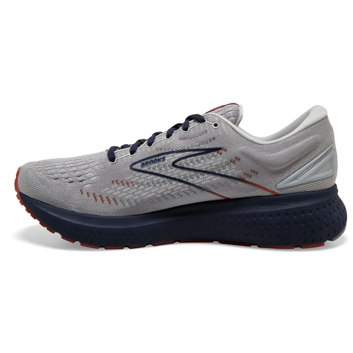 'Brooks' Men's Glycerin 19 - Grey / Alloy / Peacoat