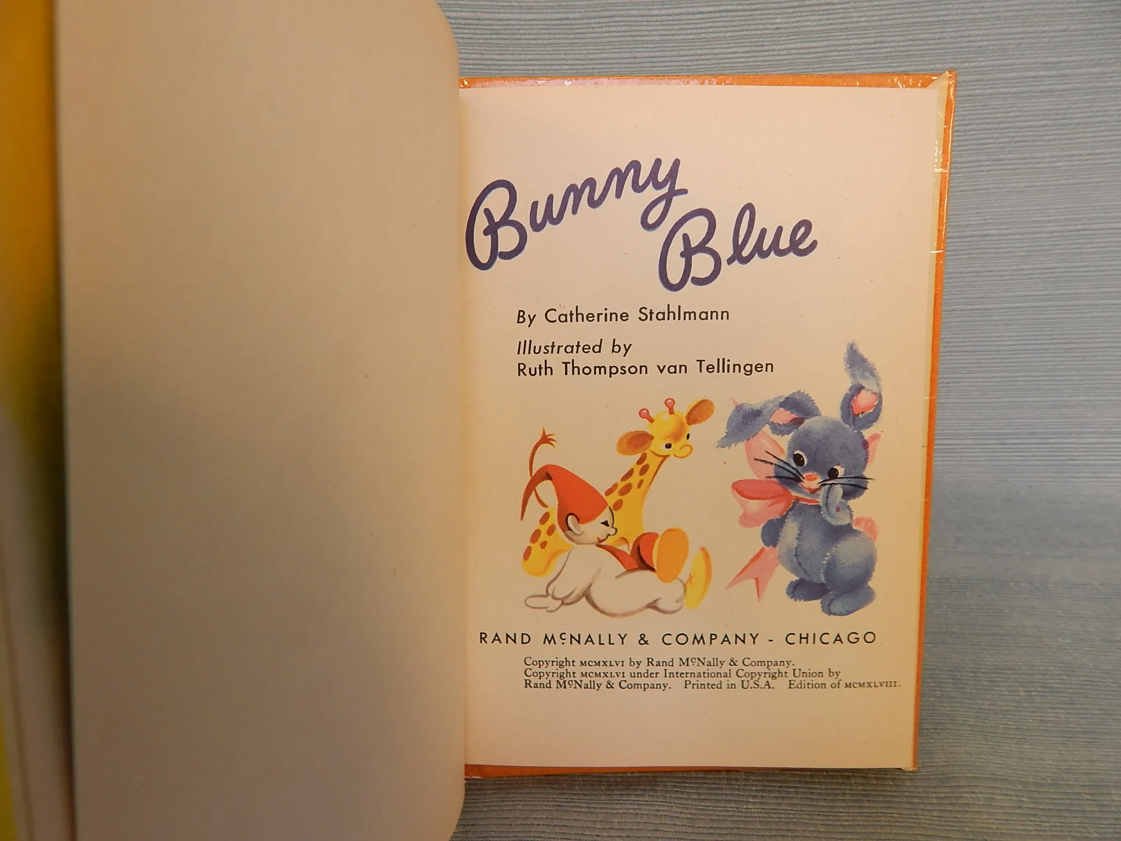 Bunny Blue, c. 1946, by Catherine Stahlmann