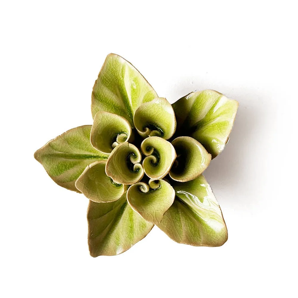 Ceramic Flower Wall Decor