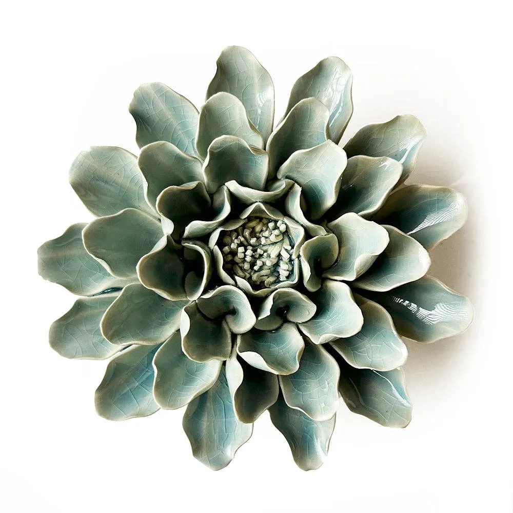 Ceramic Flower Wall Decor