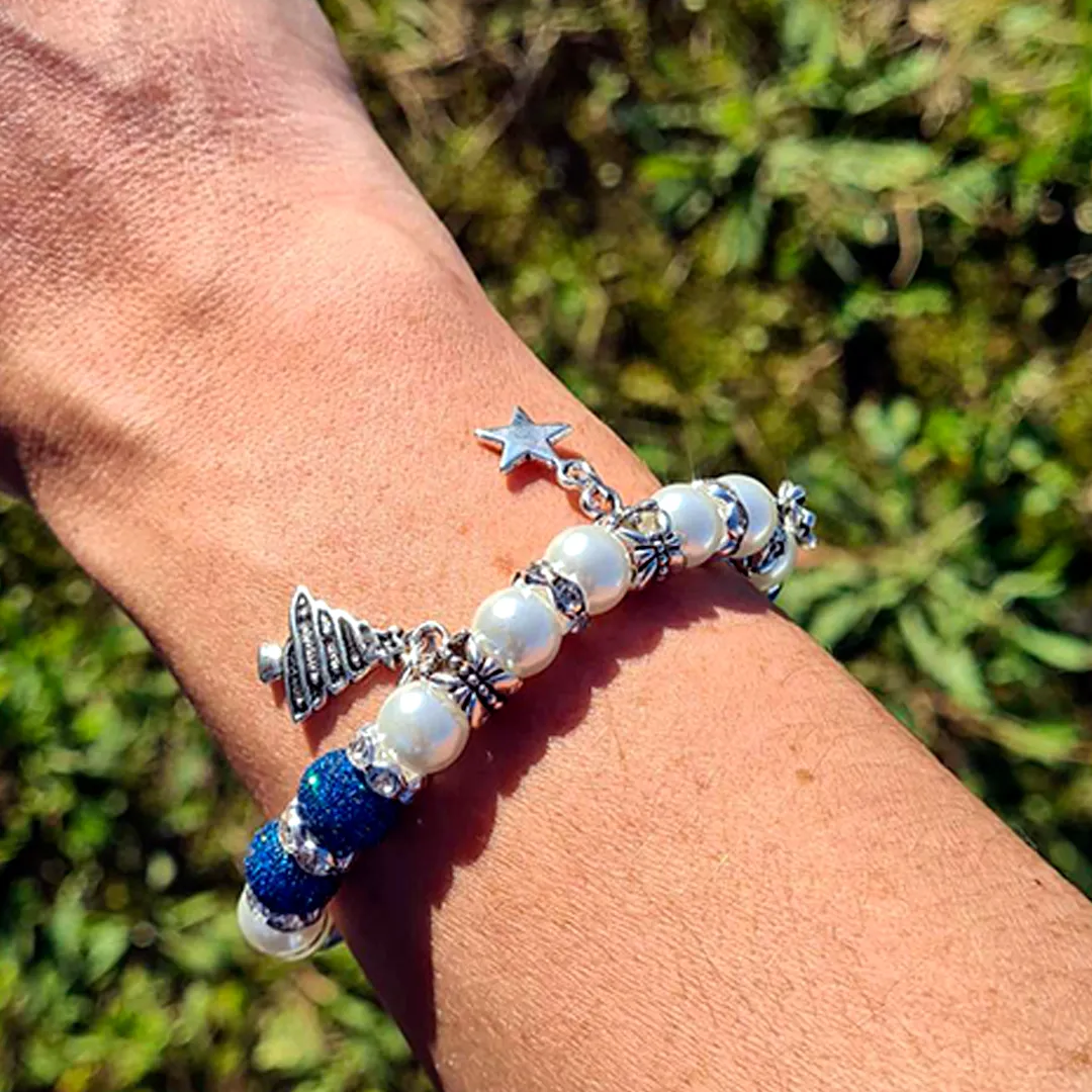 Christmas Bracelet - Blue