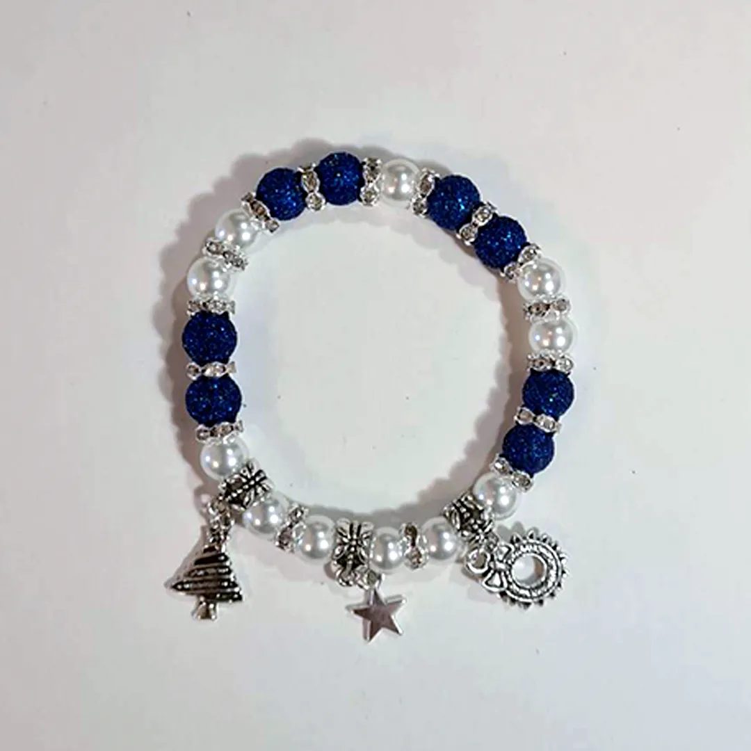 Christmas Bracelet - Blue