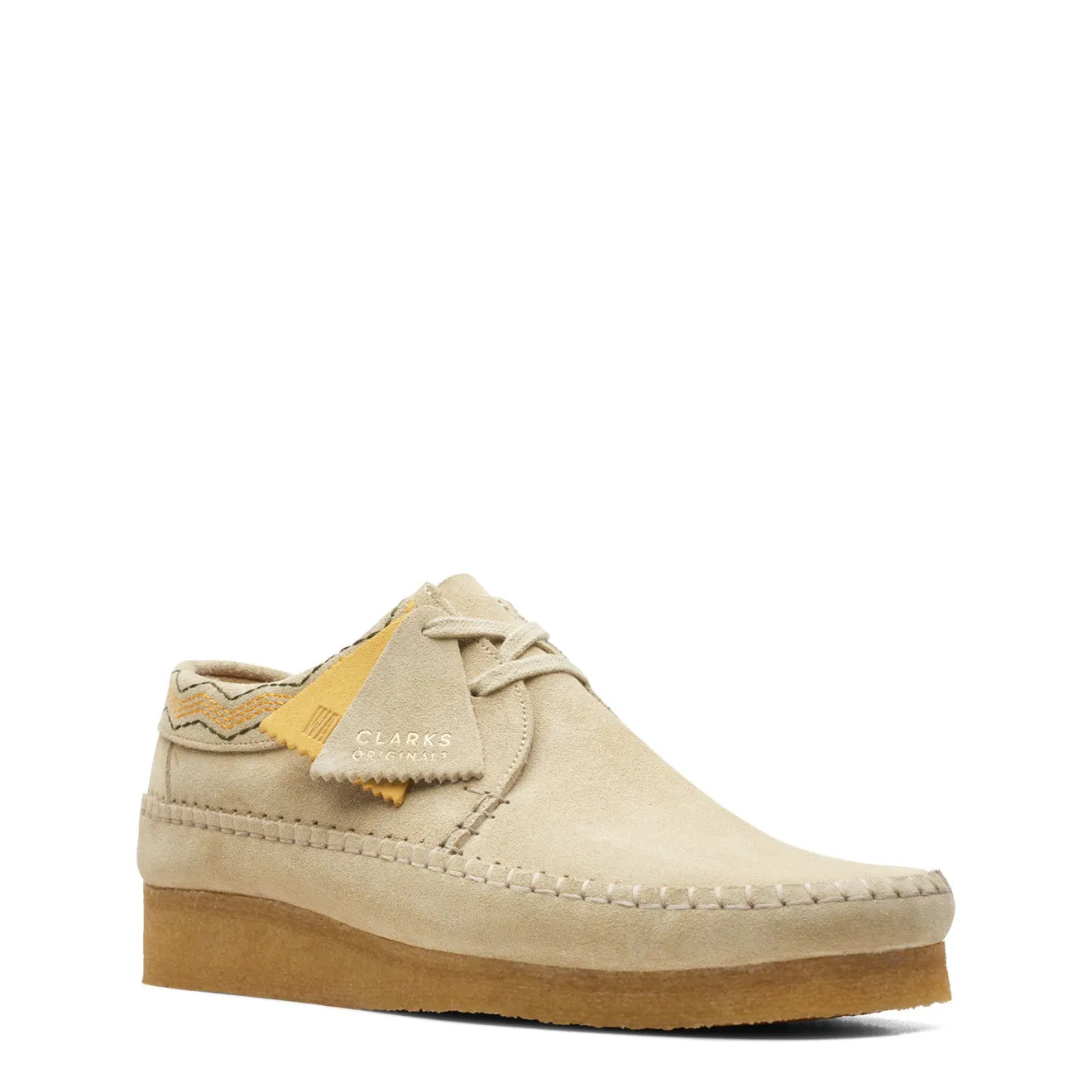 Clarks Weaver Maple Suede Embroidery