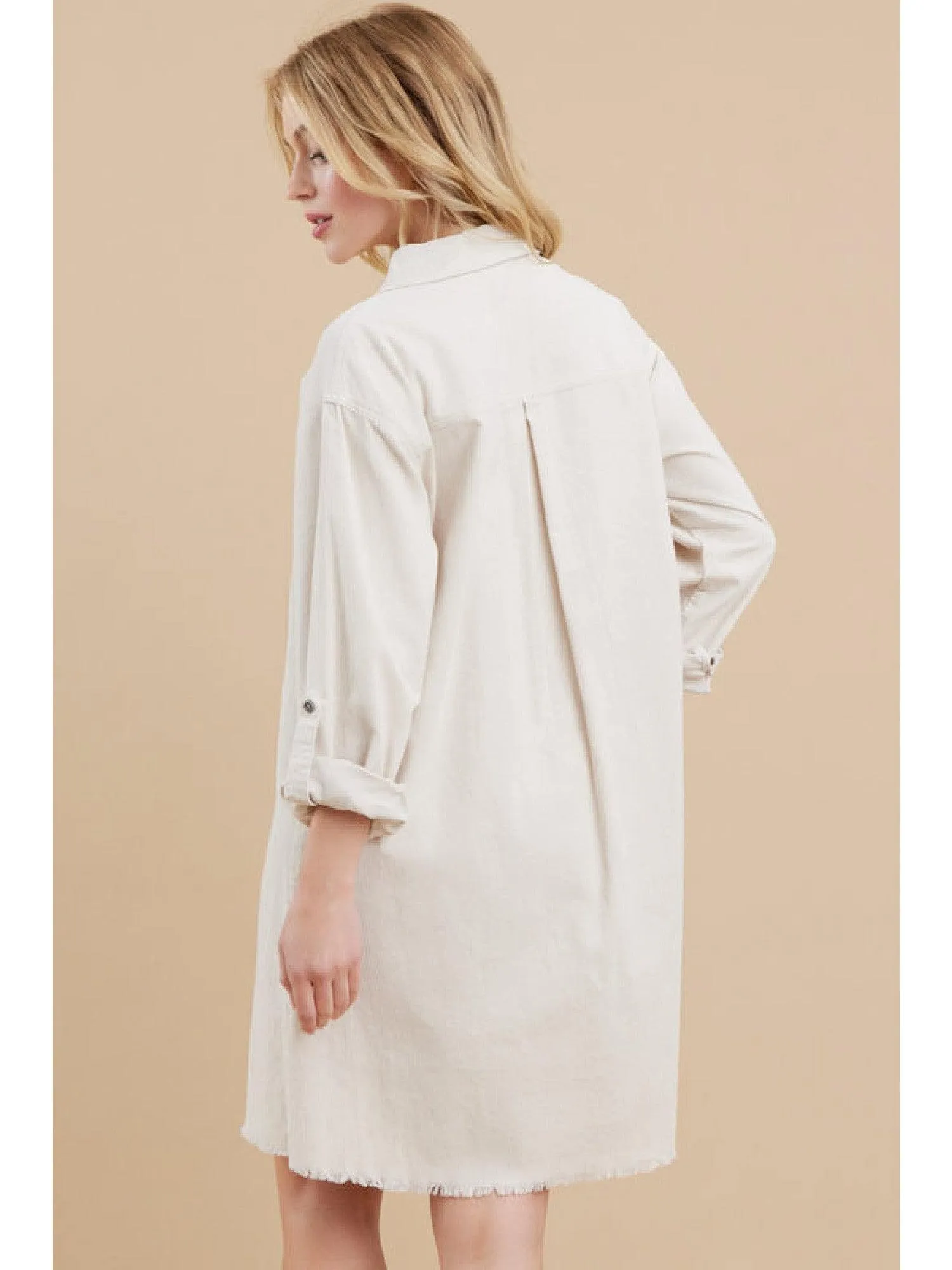 Corduroy Shirt Dress