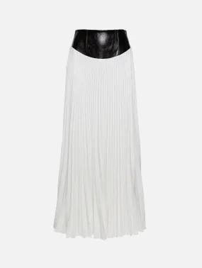 Cotton Pleated Skirt