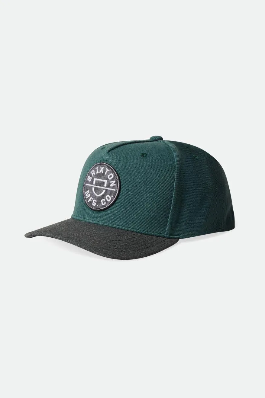 Crest C Netplus MP Snapback - Pine Needle/Heather Charcoal