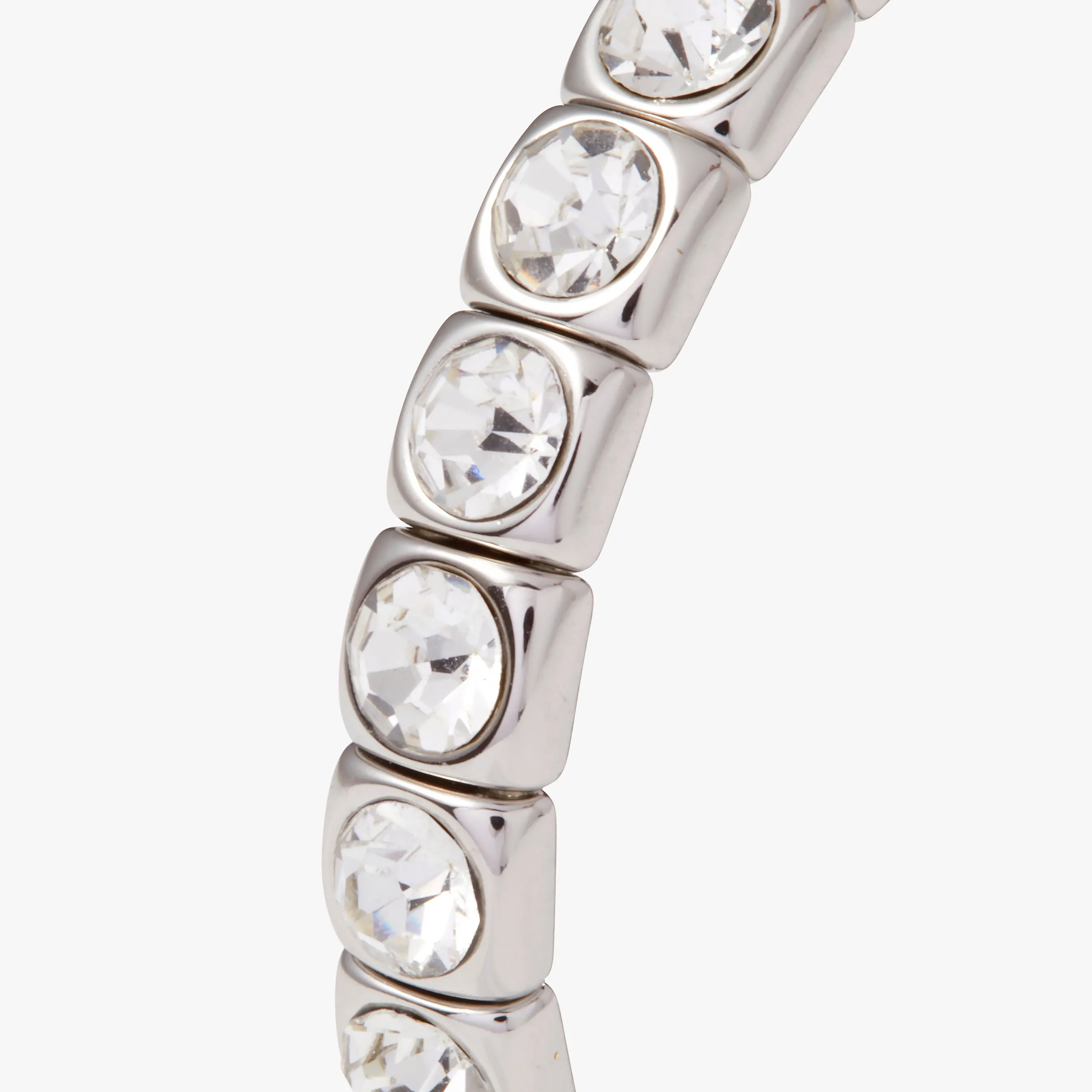 Crystal Stretch Bracelet, Clear Crystal