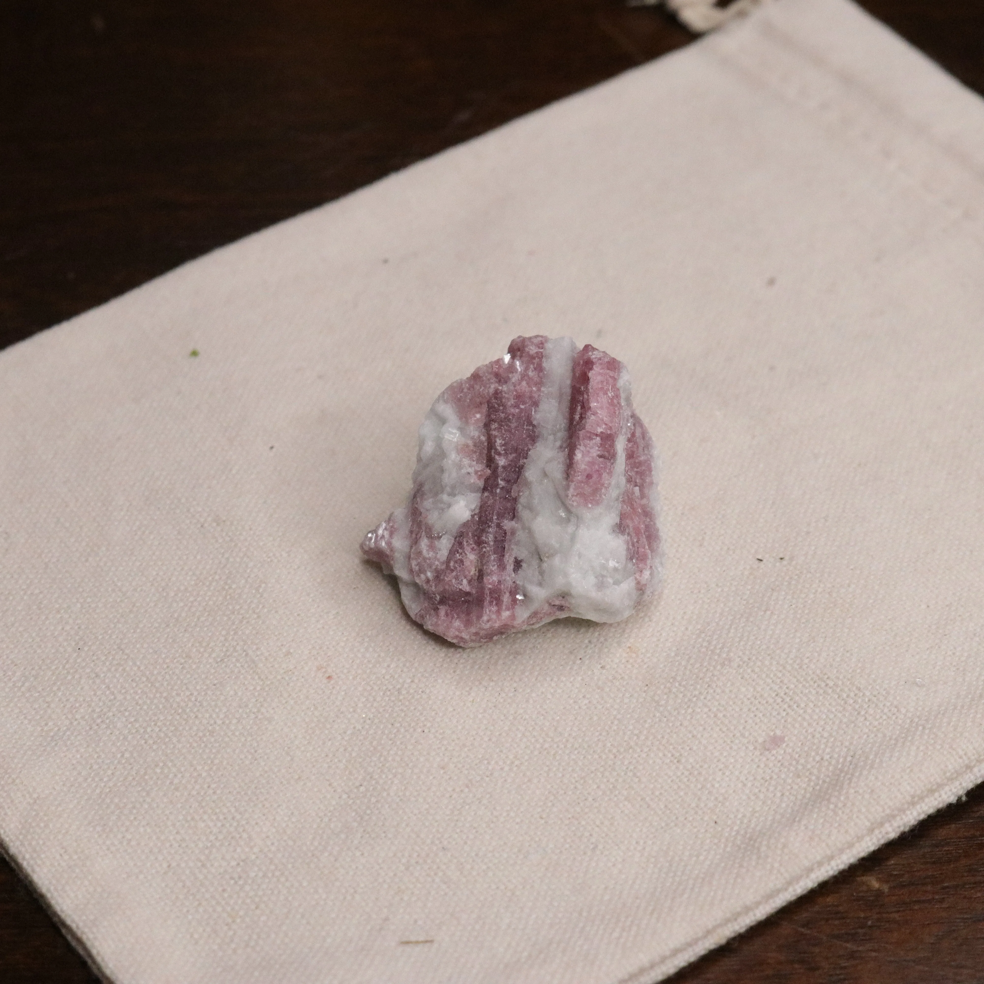 Dainty and Bright Pink Tourmaline in Matrix ~ Loving and Healing Vibrations