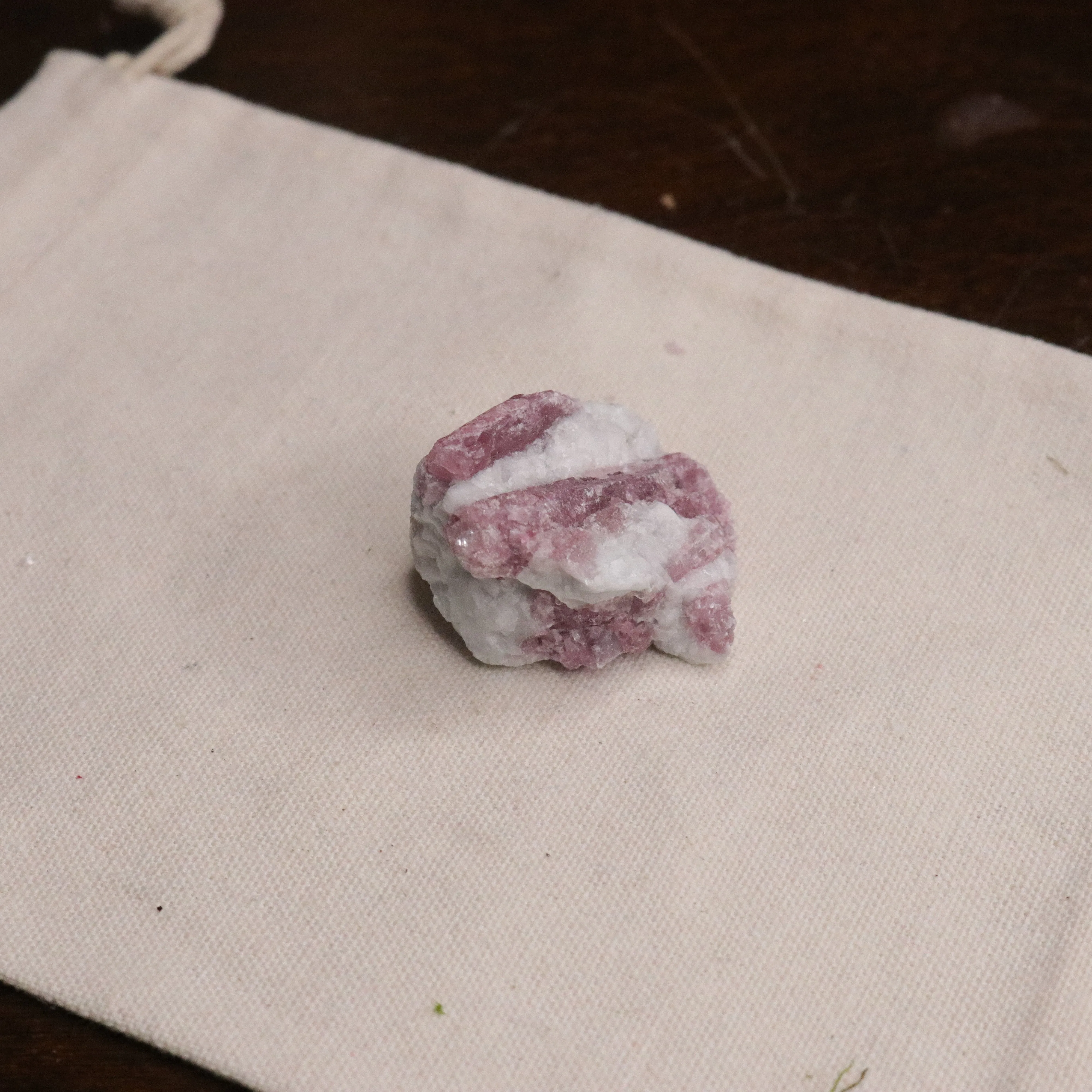 Dainty and Bright Pink Tourmaline in Matrix ~ Loving and Healing Vibrations