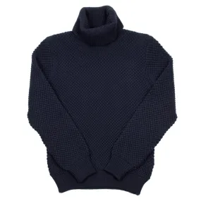 De Bonne Facture - Turtleneck Knit - Navy