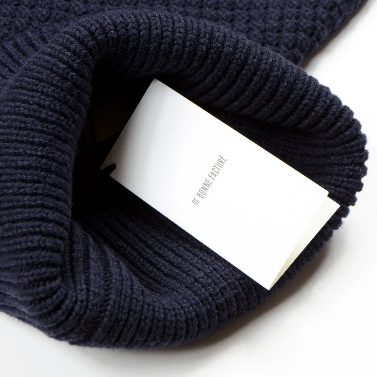 De Bonne Facture - Turtleneck Knit - Navy