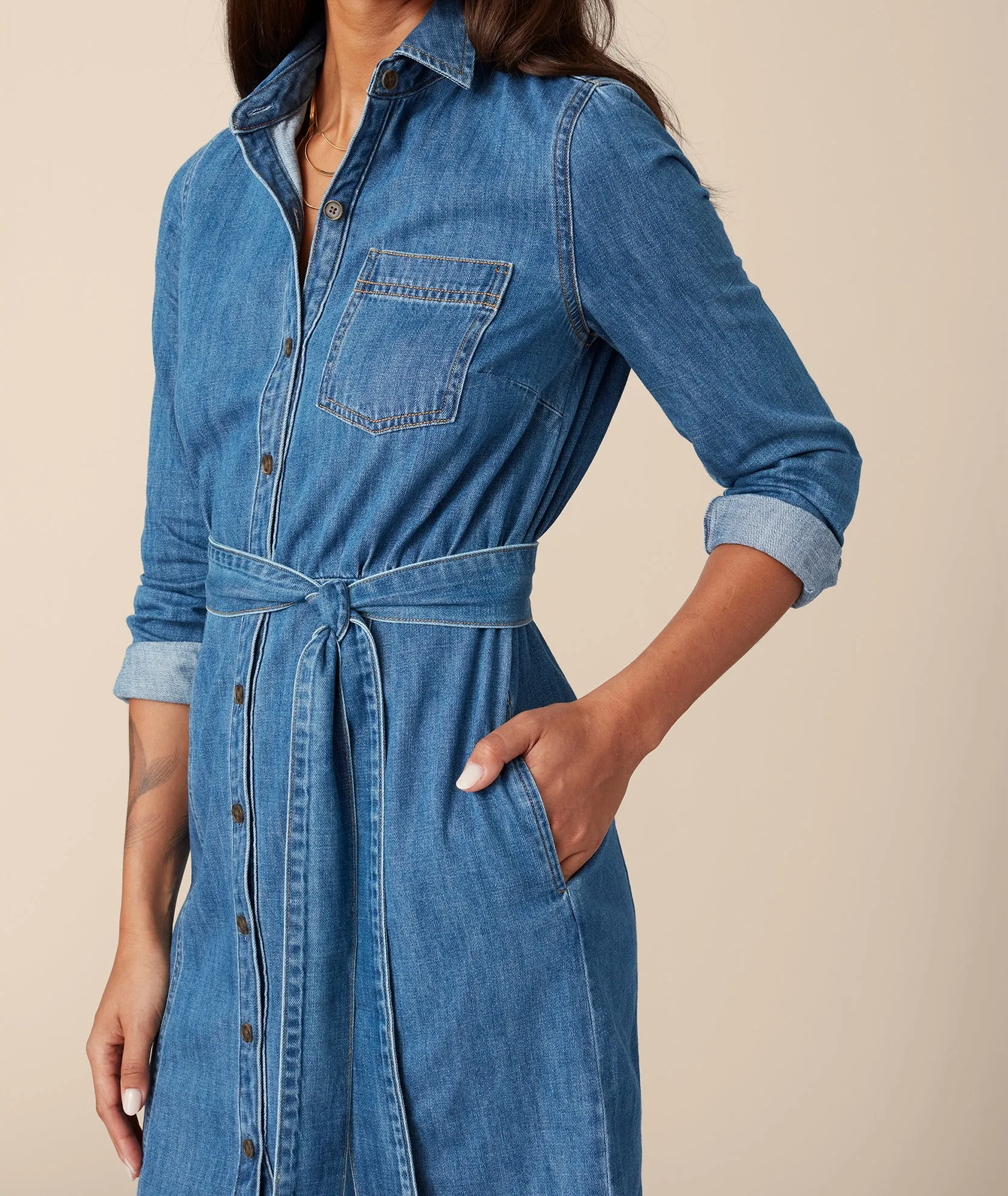 Denim Lea Shirtdress