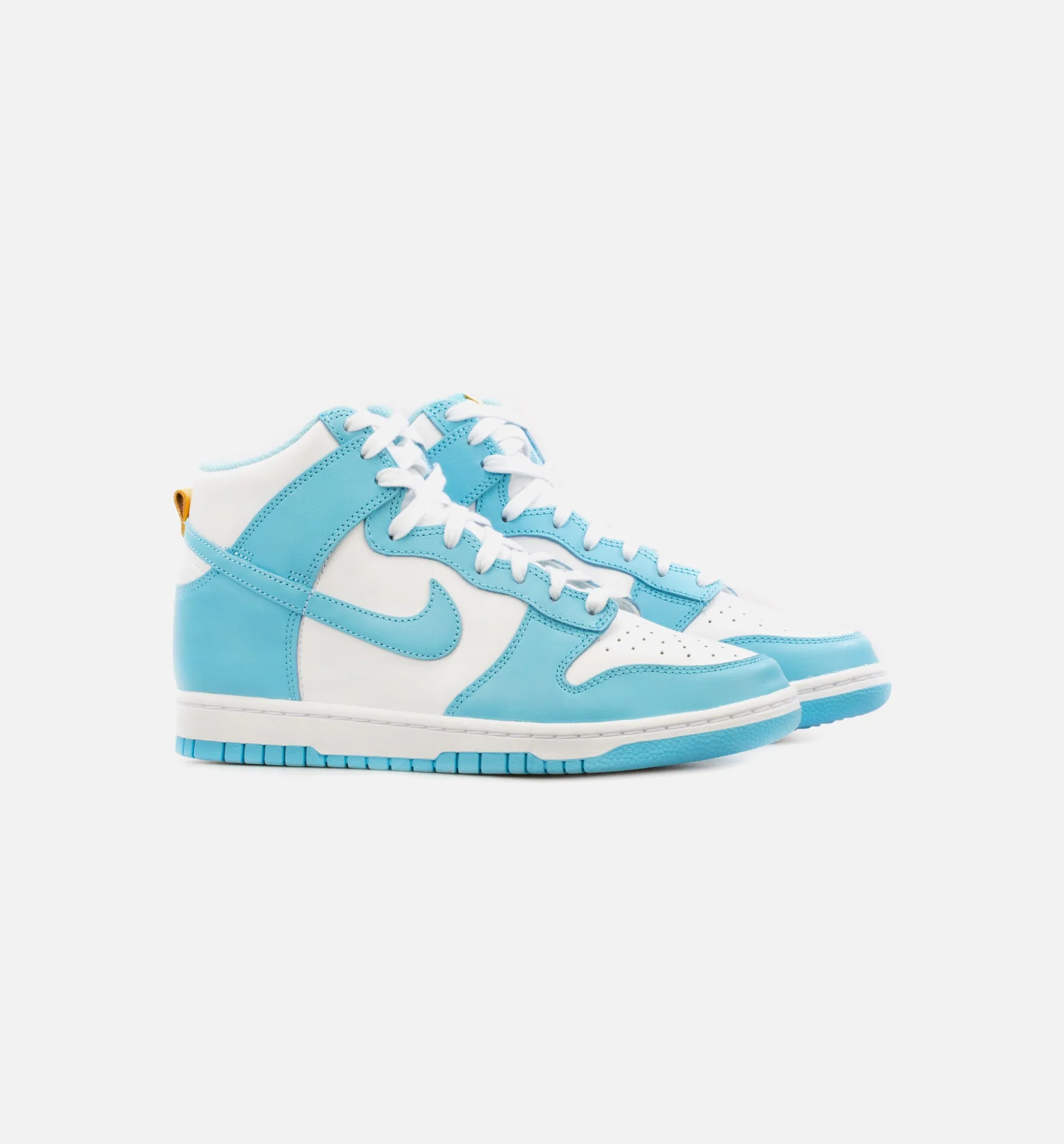 Dunk High Blue Chill Mens Basketball Shoe - Blue/White