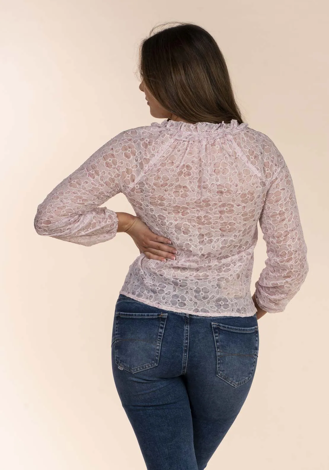 Embroidered Blouse - Pink