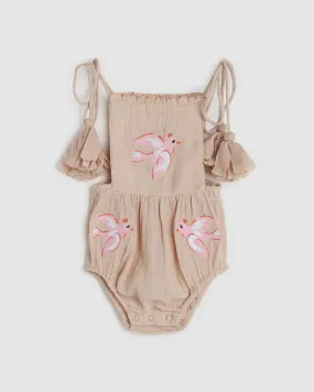 Evie Playsuit - Maple Sugar Bird