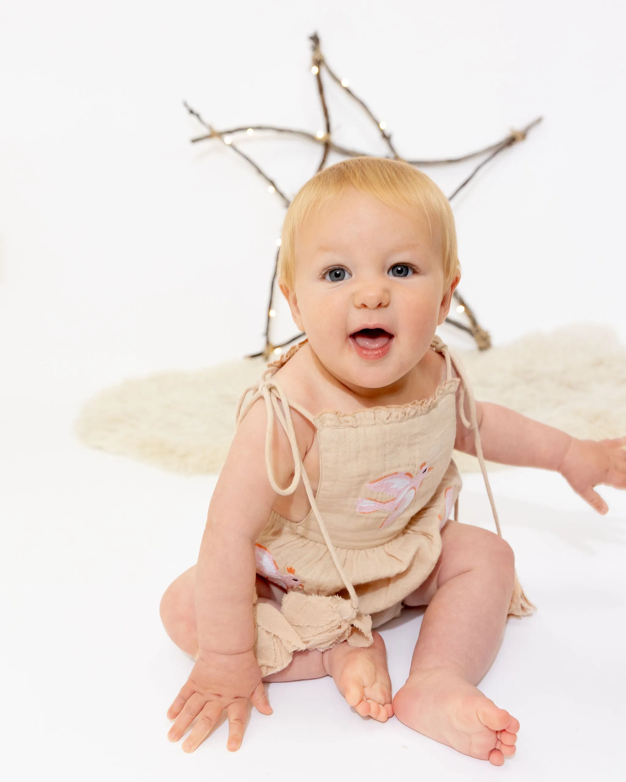 Evie Playsuit - Maple Sugar Bird