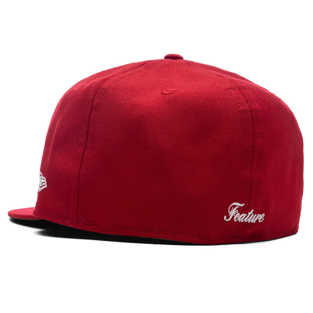 Feature x New Era 59FIFTY Fitted Wool - Red