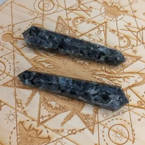 Flashy Larvikite Healing Wand ~Access Higher Realms with Protective Energy~