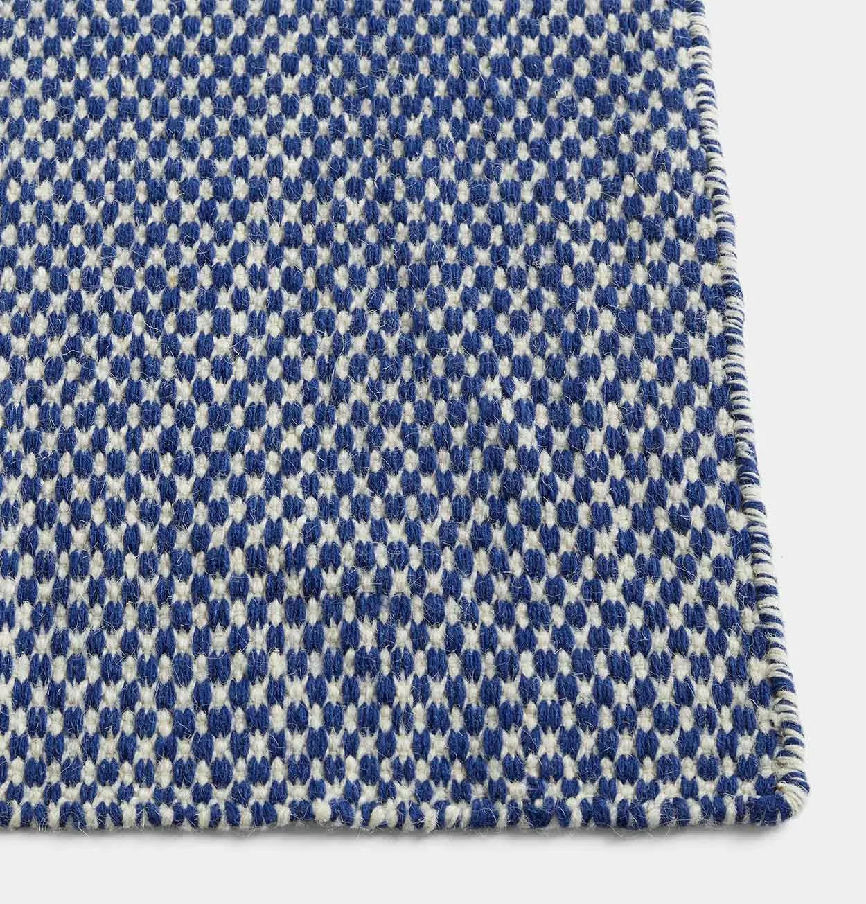 HAY Moiré Kelim Rug in Blue – Various Sizes