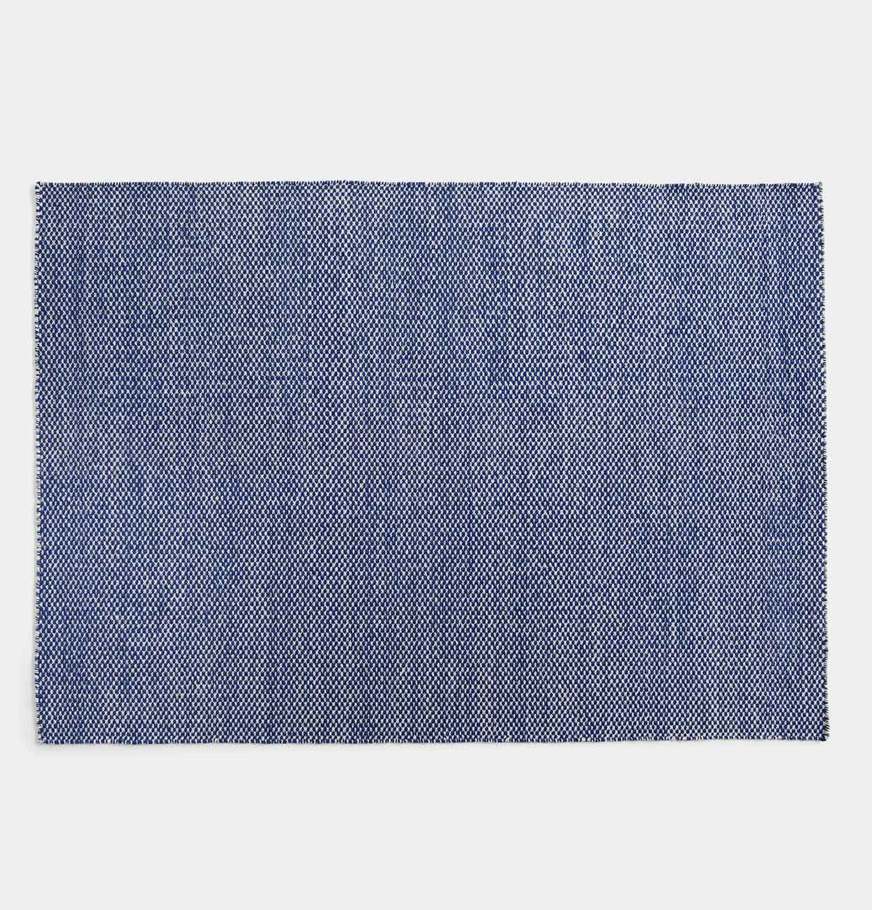 HAY Moiré Kelim Rug in Blue – Various Sizes