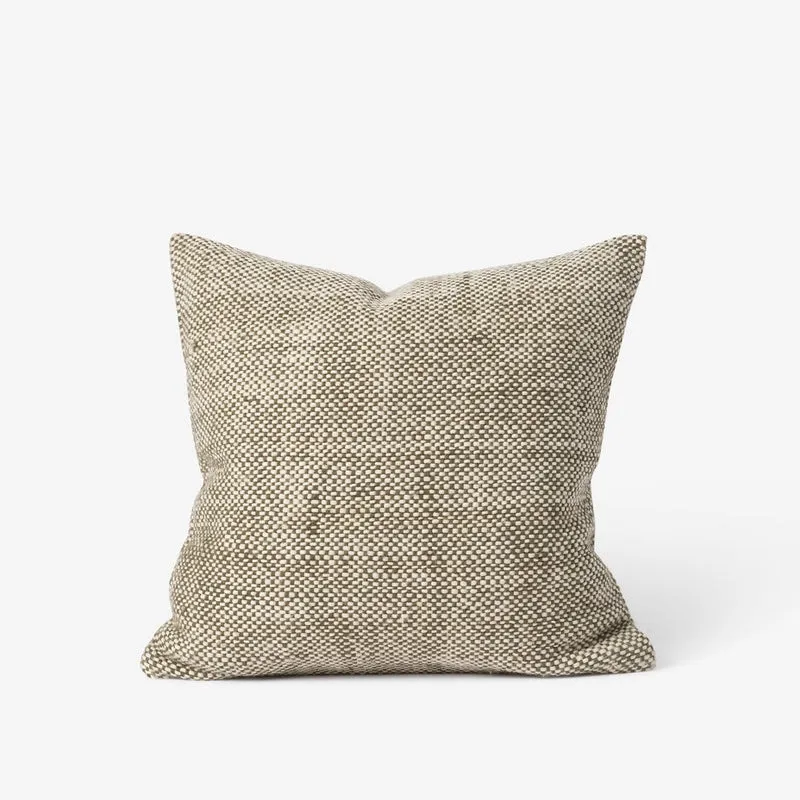 Hutt Wool Cushion (Ivy/Natural) - 50 x 50cm