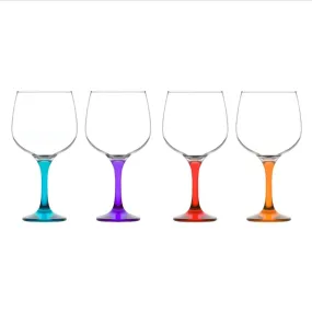 Jewel Collection Set of 4 Gin Glasses in a Gift Box