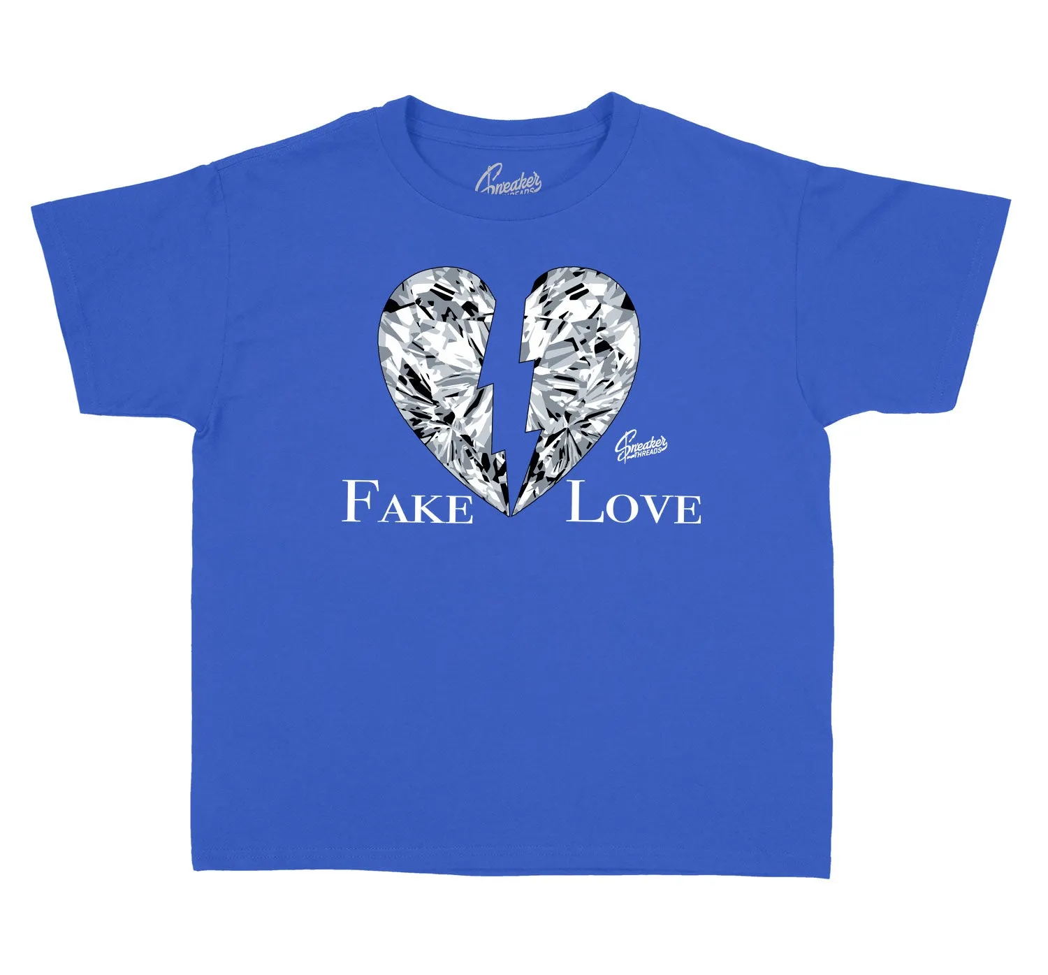 Kids Racer Blue 3 Shirt - Love - Blue