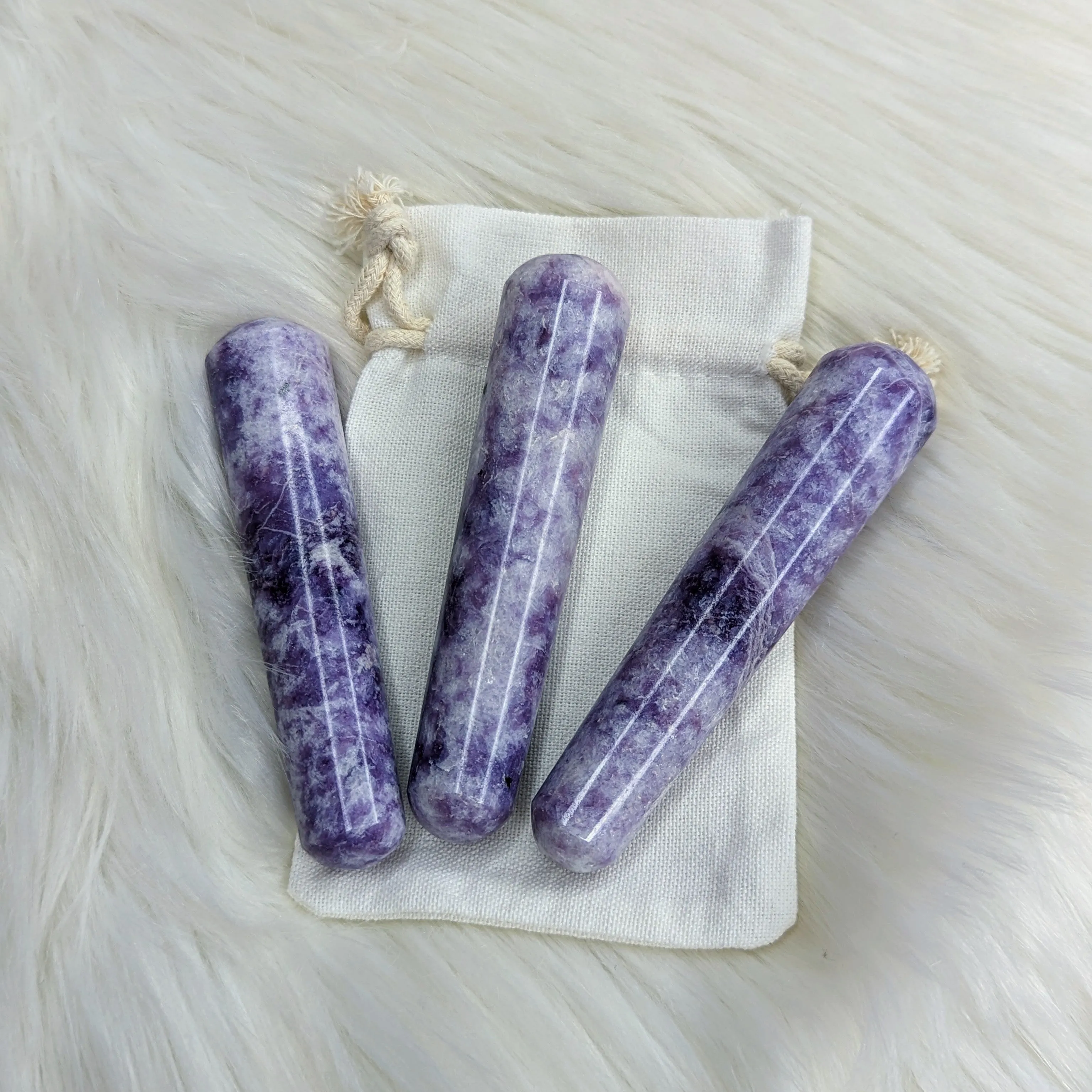 Lepidolite Wand ~ Ideal for Massage!