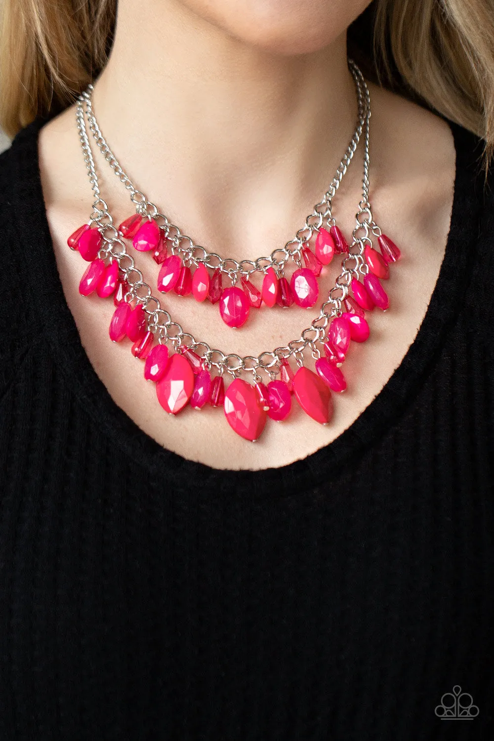 Midsummer Mixer - Pink Necklace