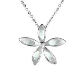 Mother of Pearl Olena Flower Pendant