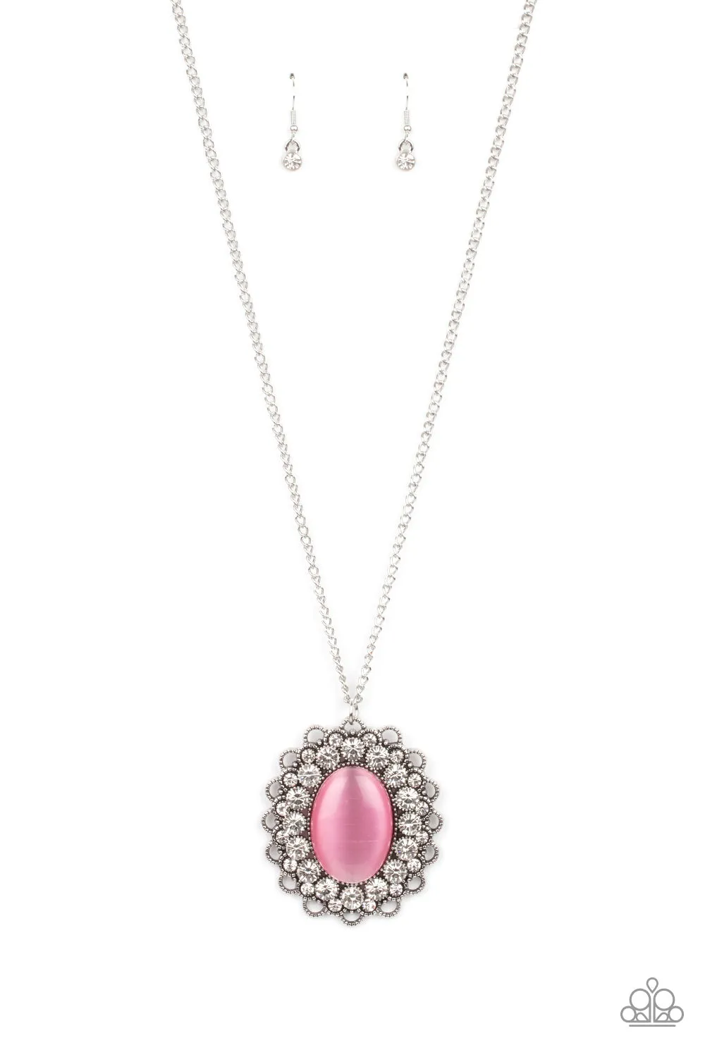 Oh My Medallion - Pink Necklace