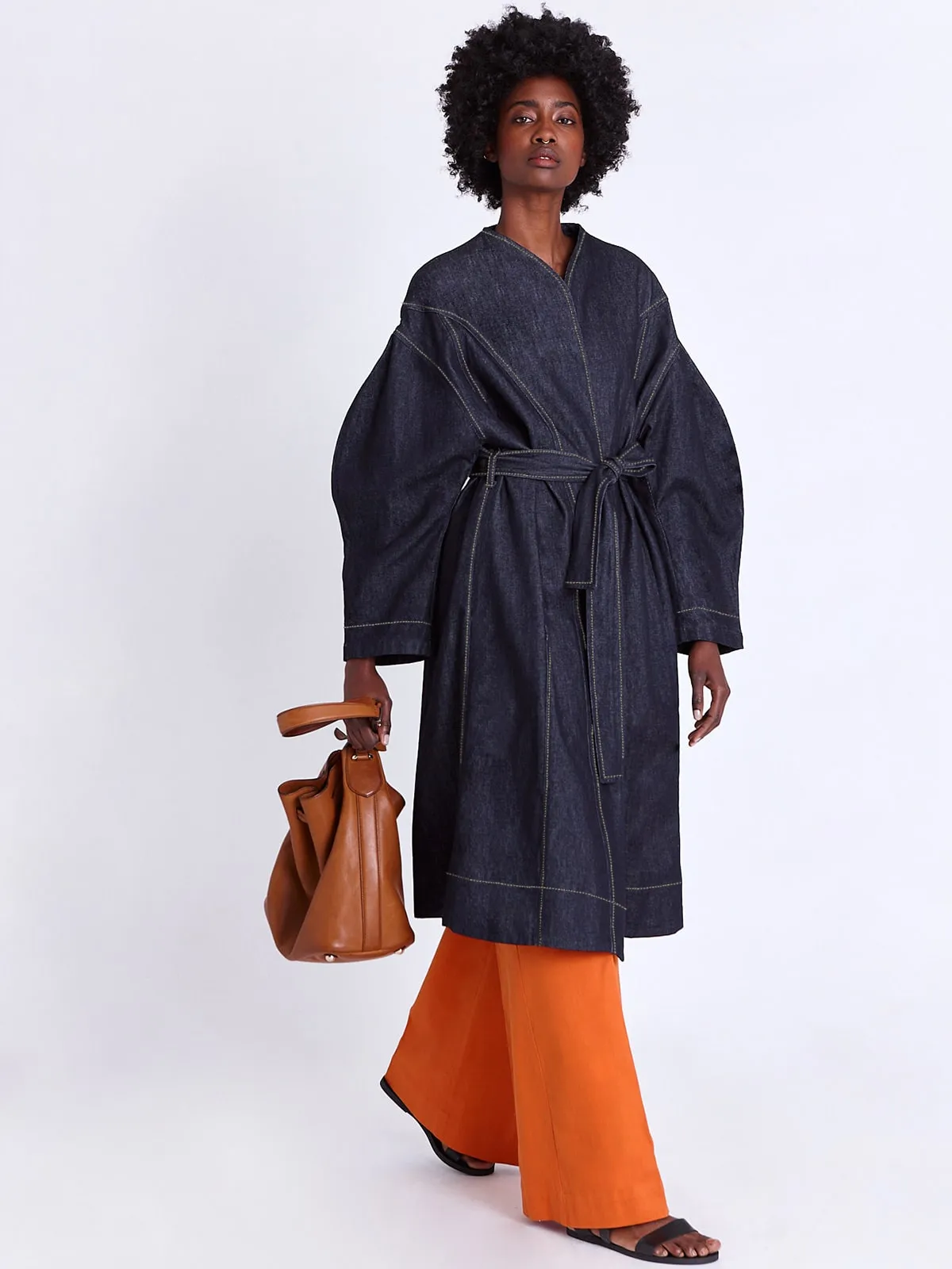 Ohemaa Oversized Wrap Coat