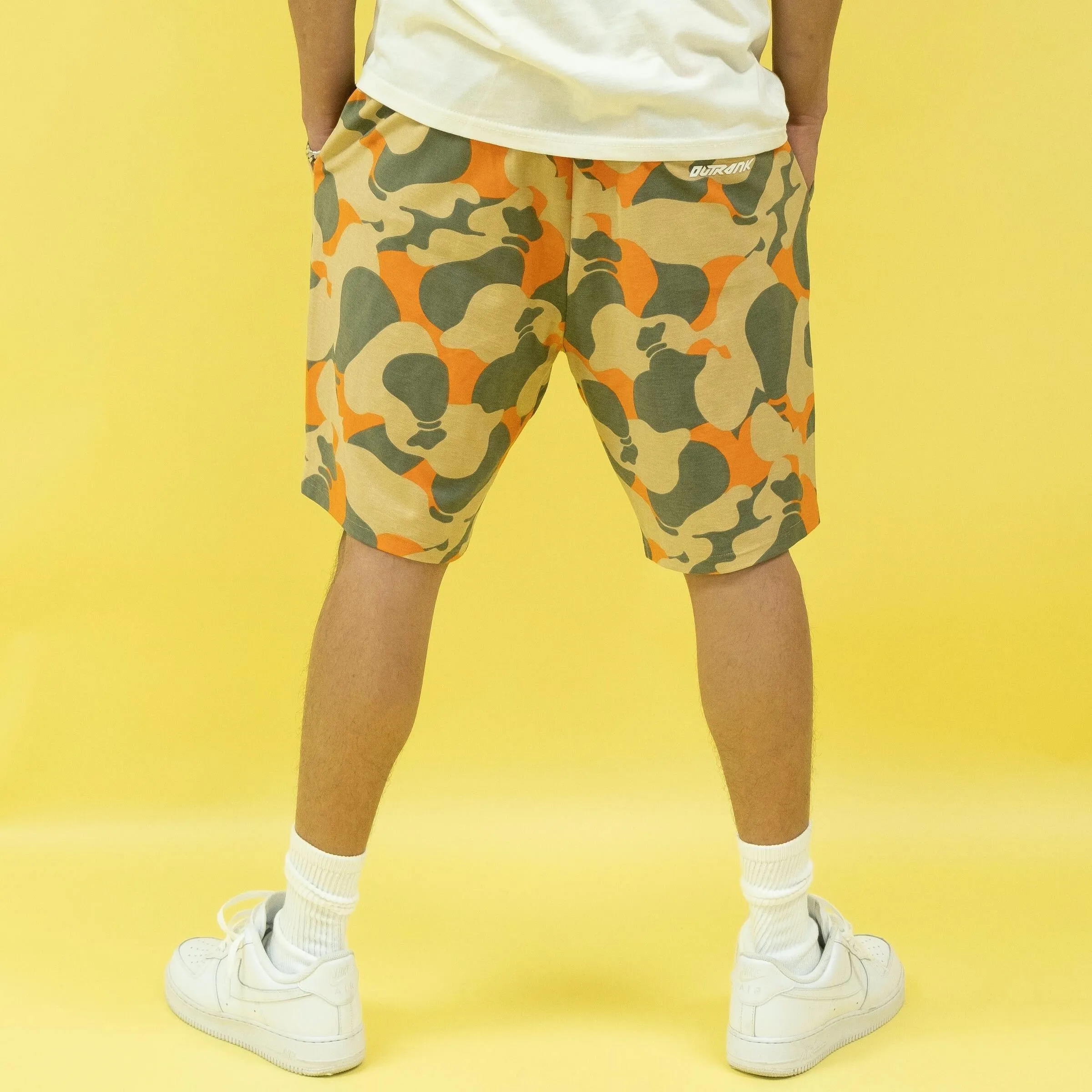 Outrank Money Bag Camo French Terry Shorts