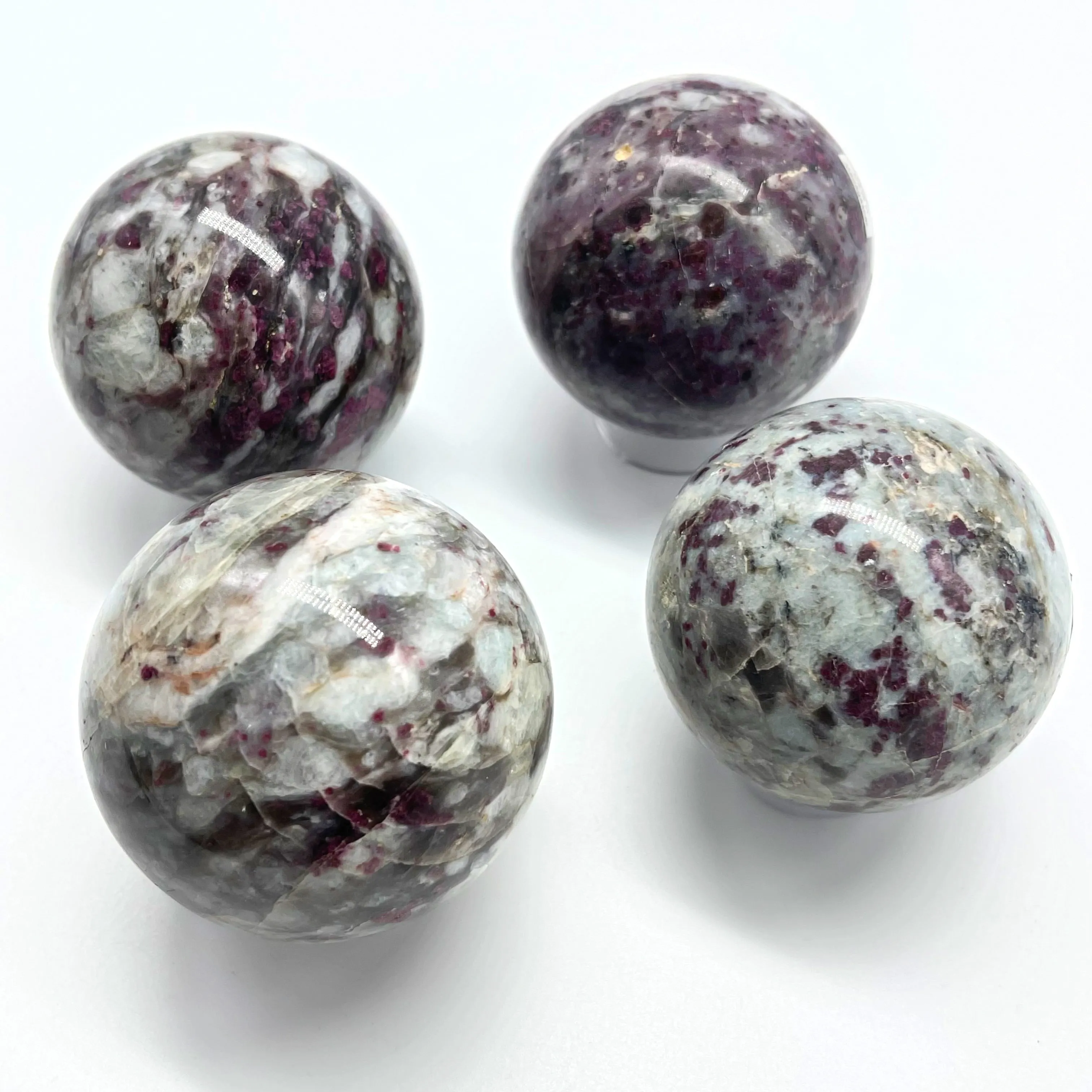 Pink Tourmaline Spheres