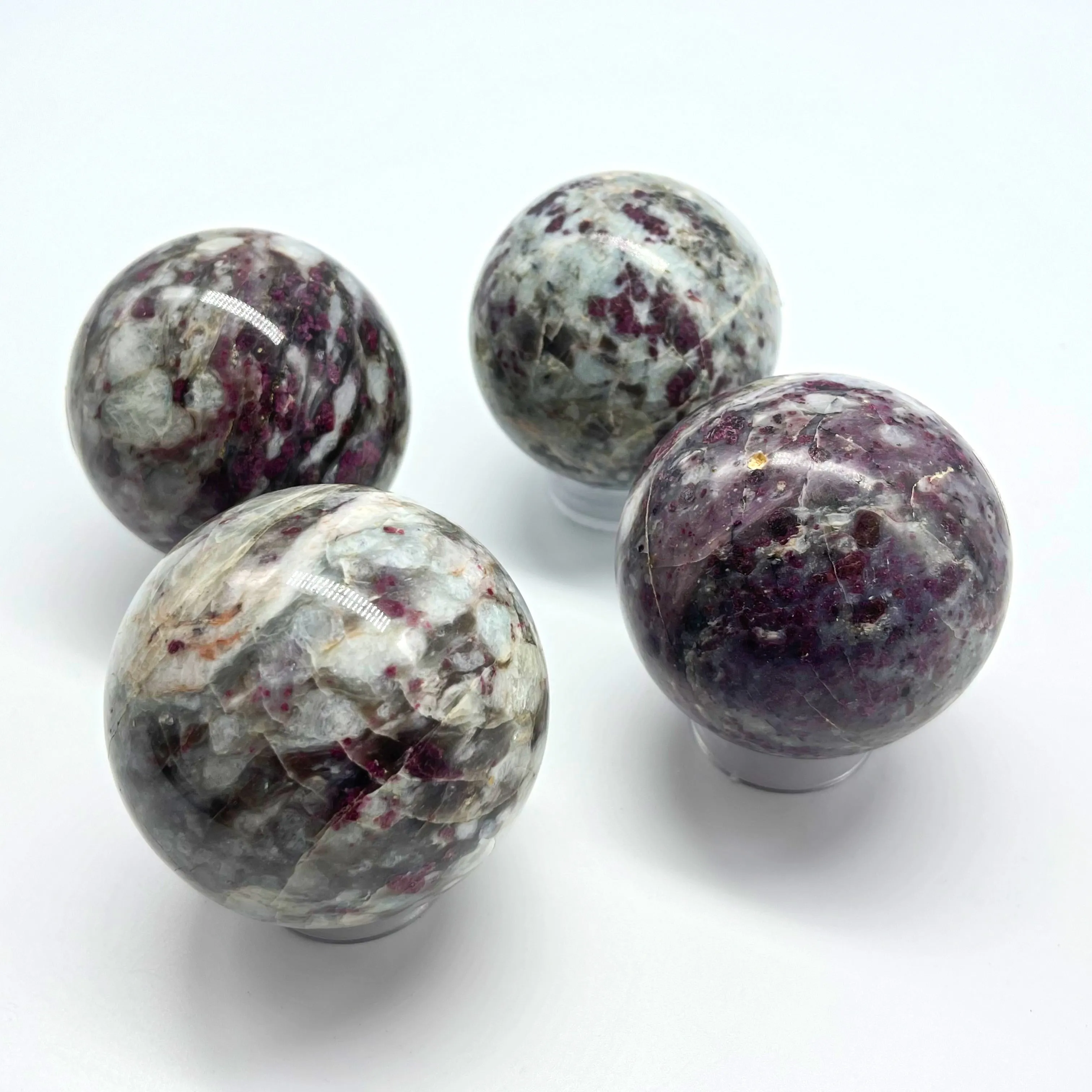 Pink Tourmaline Spheres