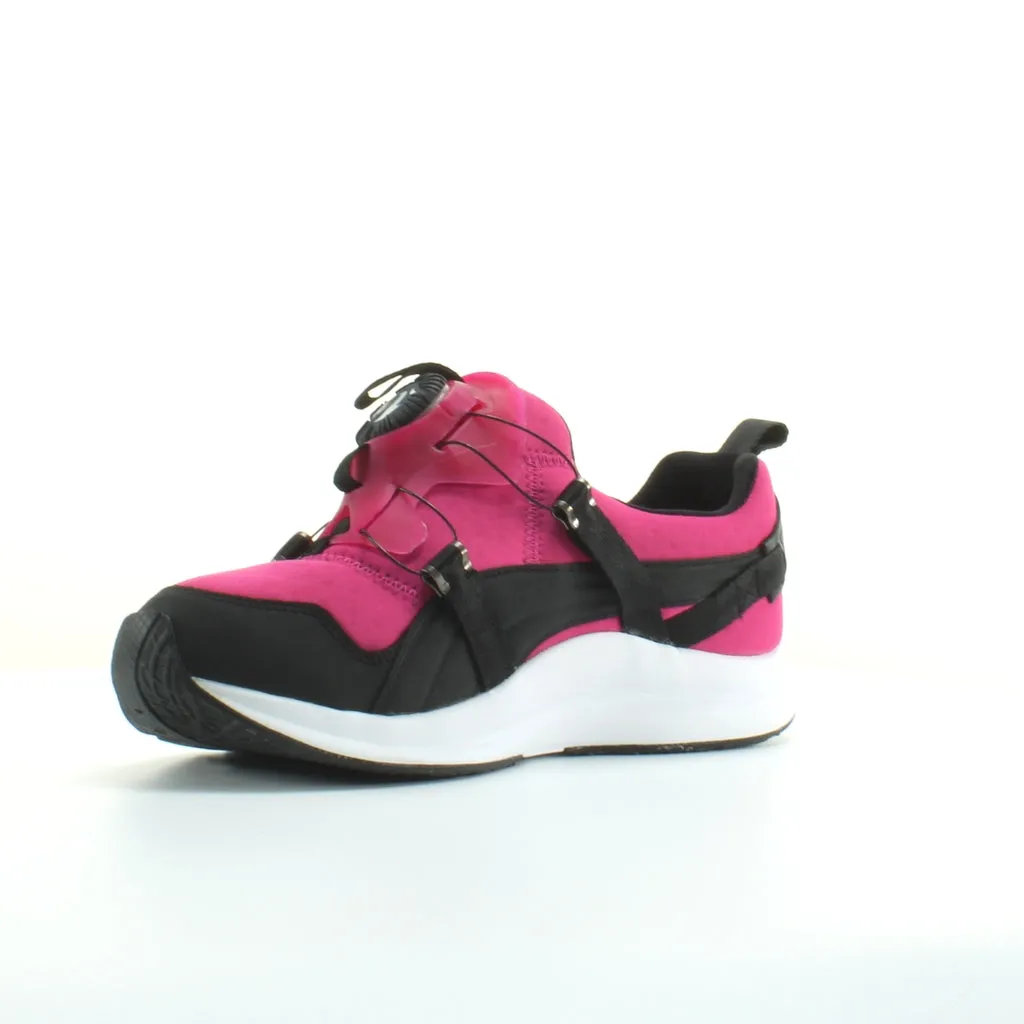 Puma Disc Chrome Pink Synthetic Slip On Disc Womens Trainers 356489 02