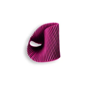 Satin Pleated Bracelet Shell Fuchsia SH-FU