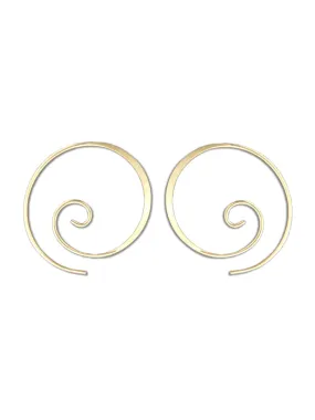 Spiral Hoop Earrings