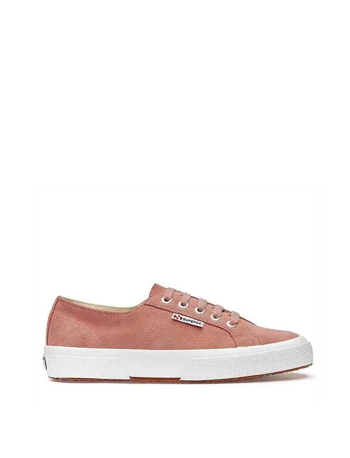 Superga 2730 Suede Trainer Pink Peach